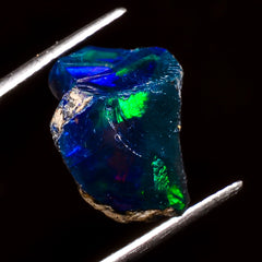 Mind Blowing A One Quality 100% Natural Welo Fire Blue Ethiopian Opal Rough Loose Gemstone For Making Jewelry 14X12X9 MM 6.5 Cts. KR04-16 Sunkarton