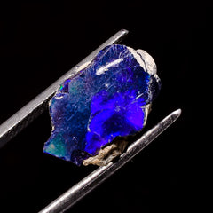 Amazing Top Grade Quality 100% Natural Welo Fire Black Ethiopian Opal Rough Loose Gemstone For Making Jewelry 15X13X9 MM 7.5 Cts. KR05-100 Sunkarton