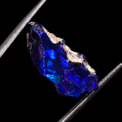 Attractive Top Grade Quality 100% Natural Welo Fire Blue Ethiopian Opal Rough Loose Gemstone For Making Jewelry 20X11X9 MM 7 Cts. KR05-51 Sunkarton