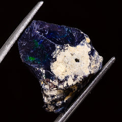 Immaculate Top Grade Quality 100% Natural Welo Fire Black Ethiopian Opal Rough Loose Gemstone For Making Jewelry 14X12X8 MM 5.5 Cts. KR05-62 Sunkarton