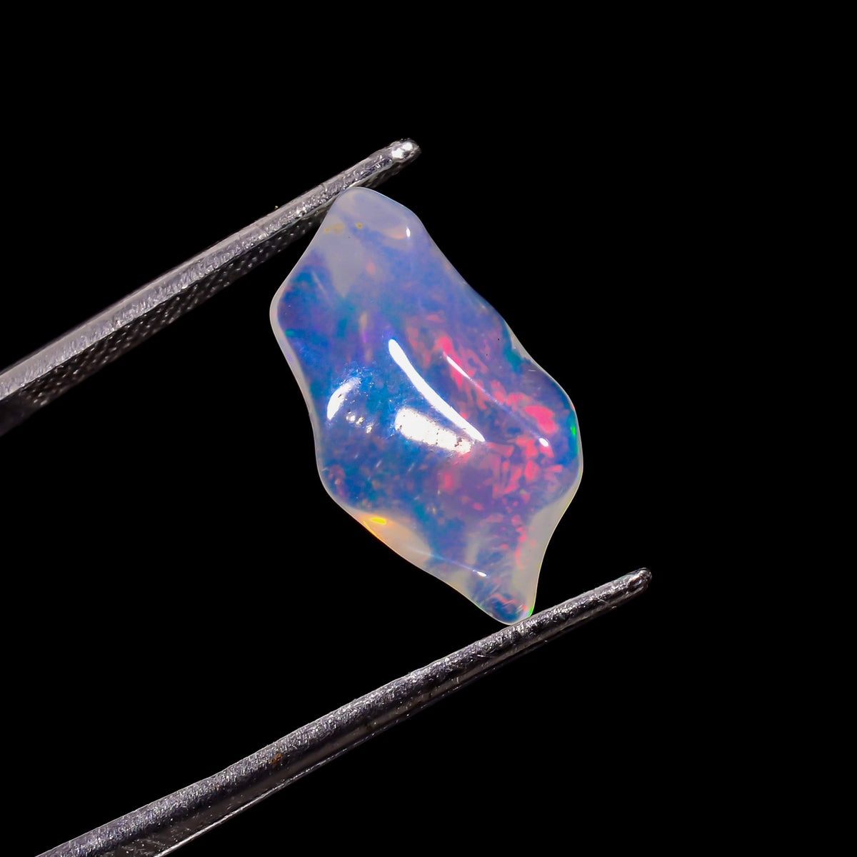 Wonderful Top Grade Quality 100% Natural Welo Fire White Ethiopian Opal Rough Loose Gemstone For Making Jewelry 16X8X5 MM 2.5 Cts. KR06-100 Sunkarton