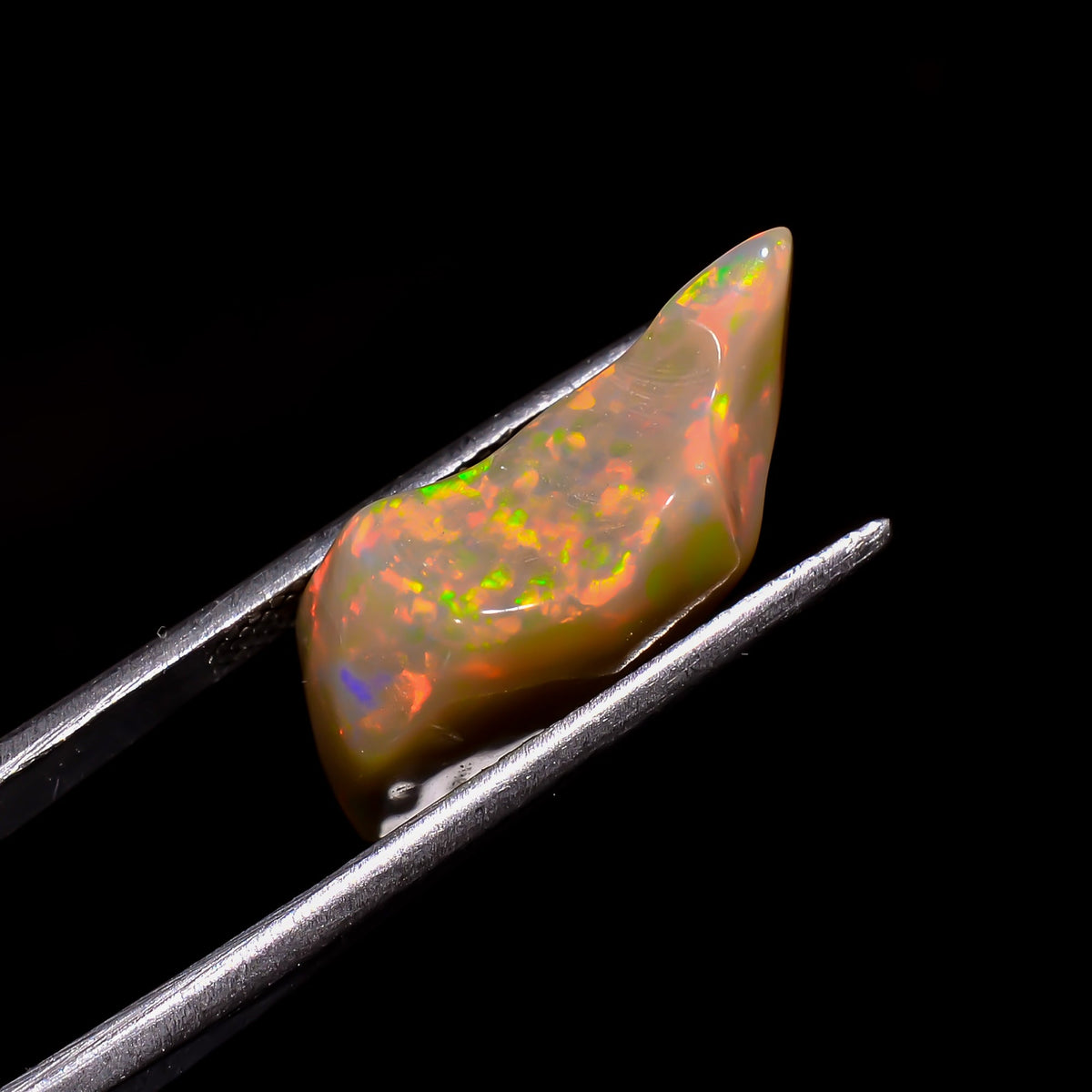 Immaculate Top Grade Quality 100% Natural Welo Fire Brown Ethiopian Opal Rough Loose Gemstone For Making Jewelry 21X9X8 MM 6 Cts. KR06-13 Sunkarton