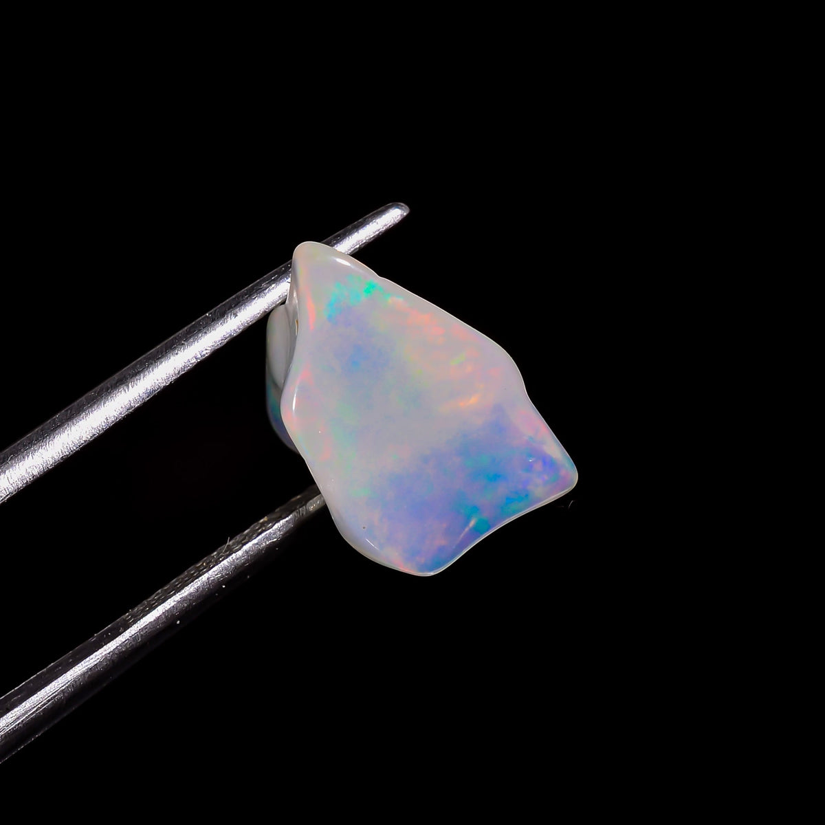 Marvellous Top Grade Quality 100% Natural Welo Fire White Ethiopian Opal Rough Loose Gemstone For Making Jewelry 14X10X7 MM 3.5 Cts. KR06-15 Sunkarton