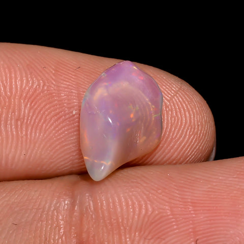 Outstanding Top Grade Quality 100% Natural Welo Fire White Ethiopian Opal Rough Loose Gemstone For Making Jewelry 12X8X5 MM 1.5 Cts. KR06-17 Sunkarton
