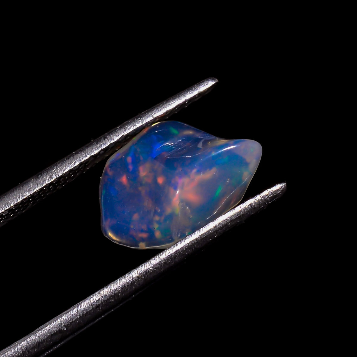 Outstanding Top Grade Quality 100% Natural Welo Fire White Ethiopian Opal Rough Loose Gemstone For Making Jewelry 12X8X5 MM 1.5 Cts. KR06-17 Sunkarton