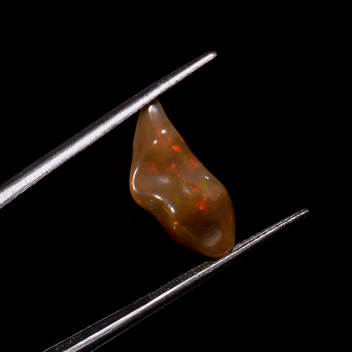 Splendid Top Grade Quality 100% Natural Welo Fire Brown Ethiopian Opal Rough Loose Gemstone For Making Jewelry 18X7X5 MM 3.5 Cts. KR06-18 Sunkarton