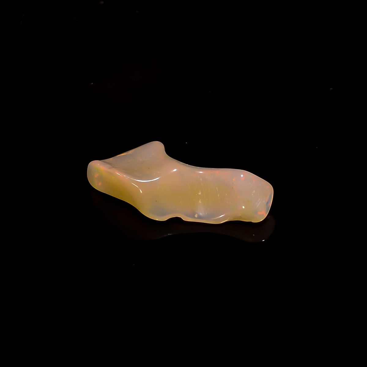 Superb Top Grade Quality 100% Natural Welo Fire Brown Ethiopian Opal Rough Loose Gemstone For Making Jewelry 17X7X4 MM 2 Cts. KR06-19 Sunkarton