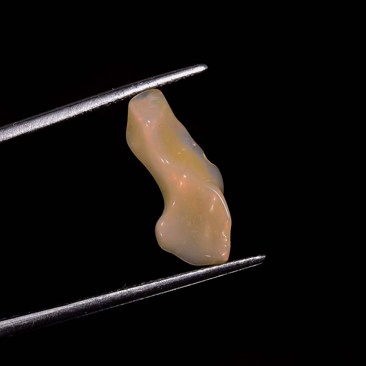 Superb Top Grade Quality 100% Natural Welo Fire Brown Ethiopian Opal Rough Loose Gemstone For Making Jewelry 17X7X4 MM 2 Cts. KR06-19 Sunkarton