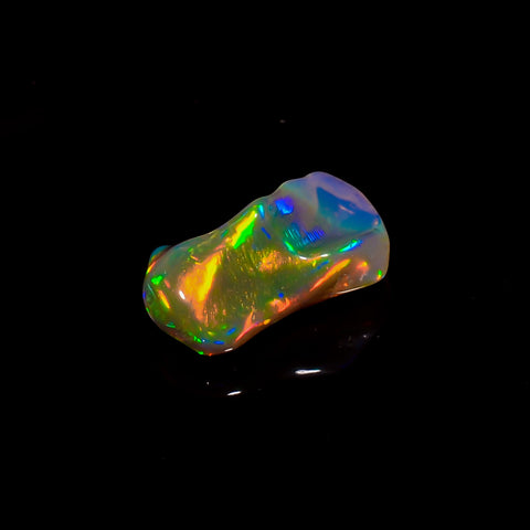 Terrific Top Grade Quality 100% Natural Welo Fire Brown Ethiopian Opal Rough Loose Gemstone For Making Jewelry 16X7X5 MM 4 Cts. KR06-23 Sunkarton