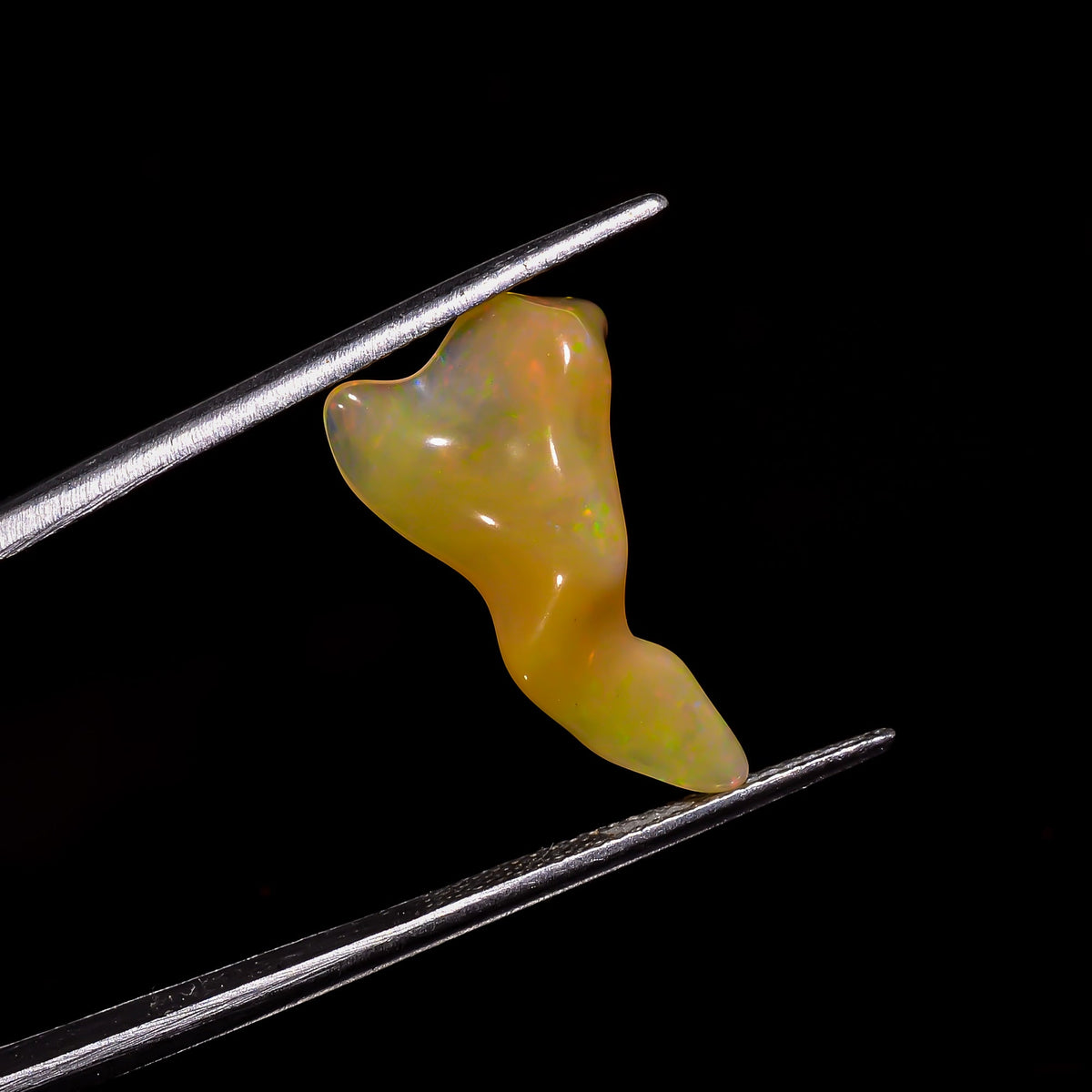 Wonderful Top Grade Quality 100% Natural Welo Fire Brown Ethiopian Opal Rough Loose Gemstone For Making Jewelry 20X10X5 MM 3 Cts. KR06-25 Sunkarton