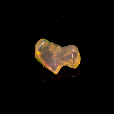 Amazing Top Grade Quality 100% Natural Welo Fire Brown Ethiopian Opal Rough Loose Gemstone For Making Jewelry 10X8X3 MM 1.5 Cts. KR06-26 Sunkarton