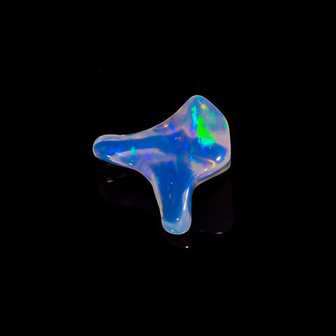 Attractive Top Grade Quality 100% Natural Welo Fire White Ethiopian Opal Rough Loose Gemstone For Making Jewelry 14X9X6 MM 3.5 Cts. KR06-27 Sunkarton
