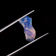Awesome Top Grade Quality 100% Natural Welo Fire White Ethiopian Opal Rough Loose Gemstone For Making Jewelry 14X7X5 MM 2.5 Cts. KR06-28 Sunkarton