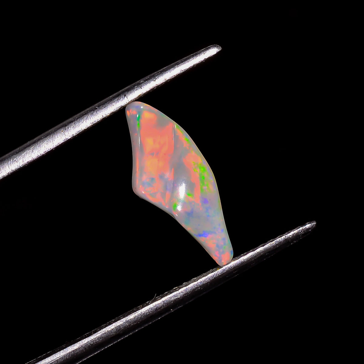 Beautiful Top Grade Quality 100% Natural Welo Fire White Ethiopian Opal Rough Loose Gemstone For Making Jewelry 14X5X5 MM 1.5 Cts. KR06-29 Sunkarton