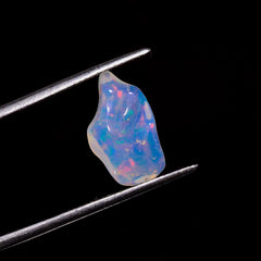 Excellent Top Grade Quality 100% Natural Welo Fire White Ethiopian Opal Rough Loose Gemstone For Making Jewelry 15X8X4 MM 2 Cts. KR06-32 Sunkarton