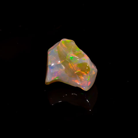 Elegant Top Grade Quality 100% Natural Welo Fire Brown Ethiopian Opal Rough Loose Gemstone For Making Jewelry 17X15X10 MM 15 Cts. KR06-34 Sunkarton