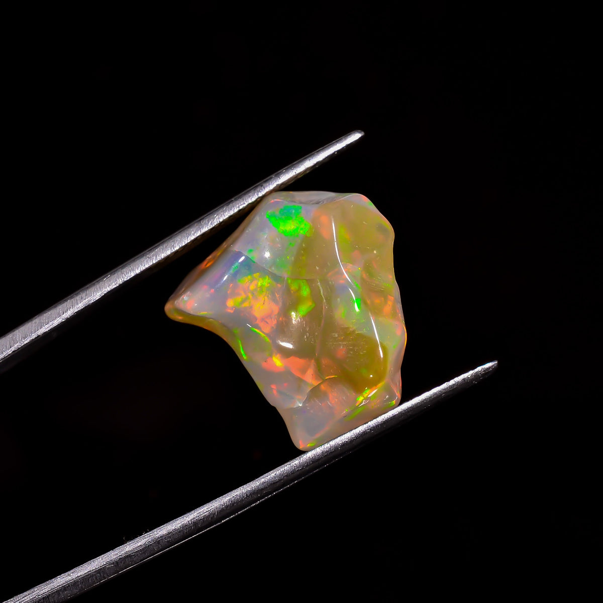 Elegant Top Grade Quality 100% Natural Welo Fire Brown Ethiopian Opal Rough Loose Gemstone For Making Jewelry 17X15X10 MM 15 Cts. KR06-34 Sunkarton