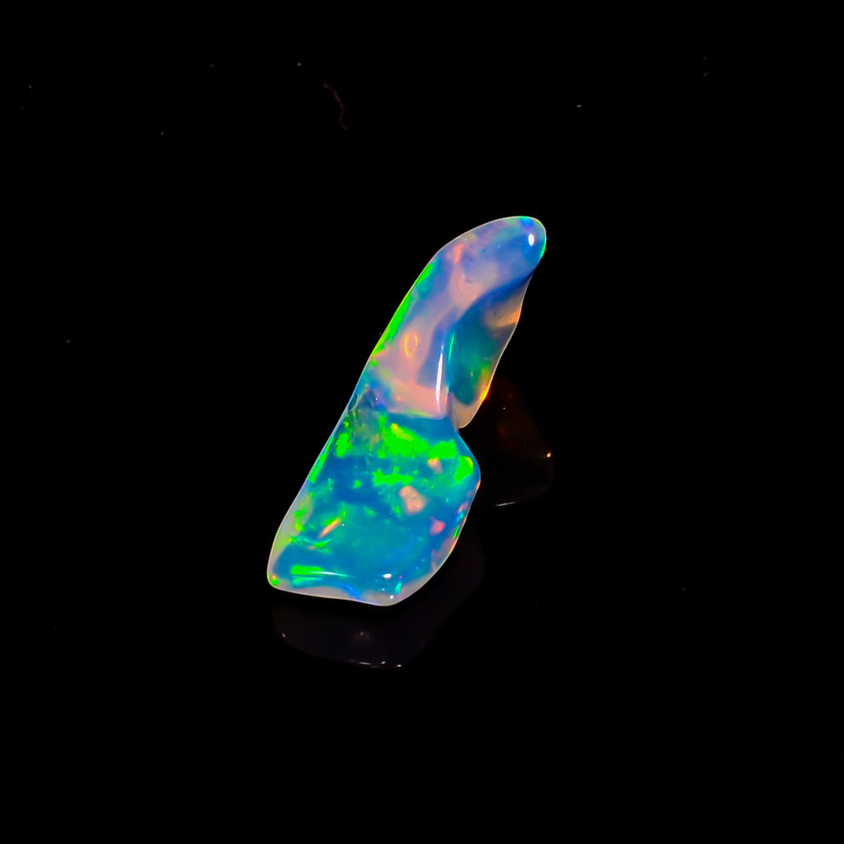 Fabulous Top Grade Quality 100% Natural Welo Fire White Ethiopian Opal Rough Loose Gemstone For Making Jewelry 16X4X2 MM 1.5 Cts. KR06-35 Sunkarton