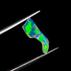 Fabulous Top Grade Quality 100% Natural Welo Fire White Ethiopian Opal Rough Loose Gemstone For Making Jewelry 16X4X2 MM 1.5 Cts. KR06-35 Sunkarton