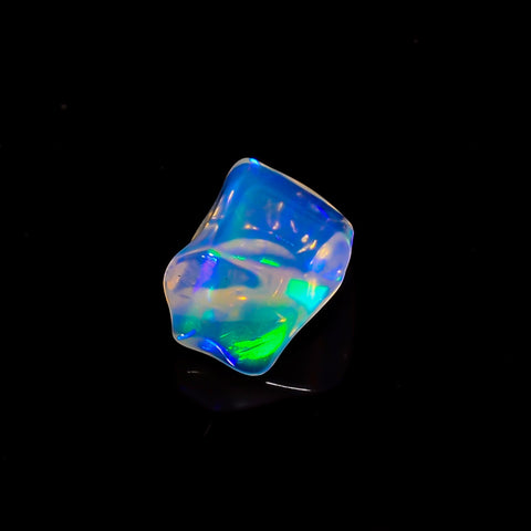 Fantastic Top Grade Quality 100% Natural Welo Fire White Ethiopian Opal Rough Loose Gemstone For Making Jewelry 9X6X4 MM 1.5 Cts. KR06-36 Sunkarton