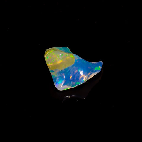 Marvellous Top Grade Quality 100% Natural Welo Fire White Ethiopian Opal Rough Loose Gemstone For Making Jewelry 13X8X7 MM 3 Cts. KR06-40 Sunkarton