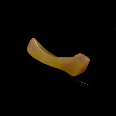 Mind Blowing Top Grade Quality 100% Natural Welo Fire Brown Ethiopian Opal Rough Loose Gemstone For Making Jewelry 24X7X3MM 3.5 Cts. KR06-41 Sunkarton