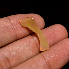 Mind Blowing Top Grade Quality 100% Natural Welo Fire Brown Ethiopian Opal Rough Loose Gemstone For Making Jewelry 24X7X3MM 3.5 Cts. KR06-41 Sunkarton