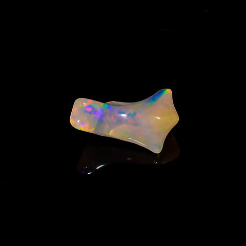 Outstanding Top Grade Quality 100% Natural Welo Fire White Ethiopian Opal Rough Loose Gemstone For Making Jewelry 13X8X4 MM 2.5 Cts. KR06-42 Sunkarton