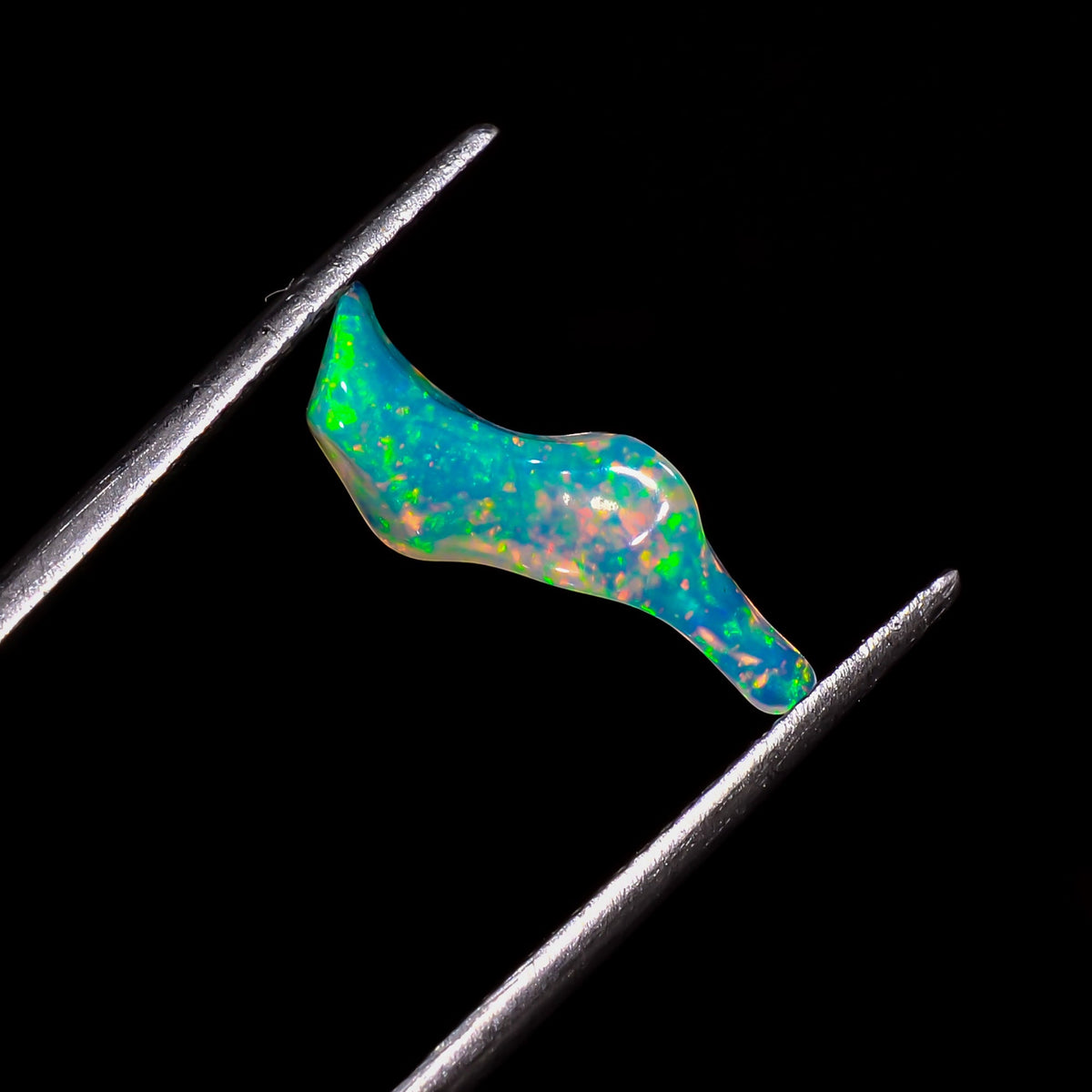 Stunning Top Grade Quality 100% Natural Welo Fire White Ethiopian Opal Rough Loose Gemstone For Making Jewelry 15X5X3 MM 1 Cts. KR06-45 Sunkarton