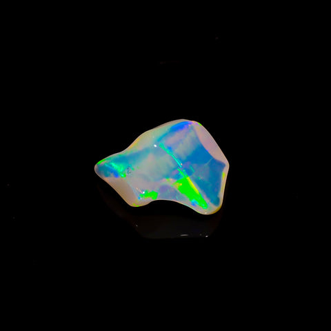 Supreme Top Grade Quality 100% Natural Welo Fire White Ethiopian Opal Rough Loose Gemstone For Making Jewelry 14X9X7 MM 3.5 Cts. KR06-46 Sunkarton