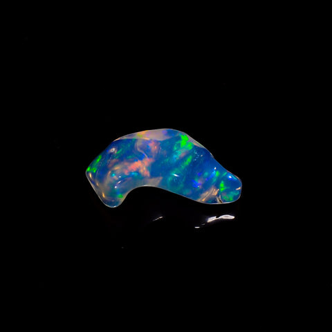 Tempting Top Grade Quality 100% Natural Welo Fire White Ethiopian Opal Rough Loose Gemstone For Making Jewelry 16X8X4 MM 2.5 Cts. KR06-47 Sunkarton
