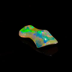 Beautiful Top Grade Quality 100% Natural Welo Fire Brown Ethiopian Opal Rough Loose Gemstone For Making Jewelry 14X5X4 MM 1.5 Cts. KR06-4 Sunkarton