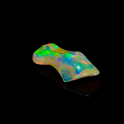 Beautiful Top Grade Quality 100% Natural Welo Fire Brown Ethiopian Opal Rough Loose Gemstone For Making Jewelry 14X5X4 MM 1.5 Cts. KR06-4 Sunkarton