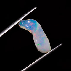 Wonderful Top Grade Quality 100% Natural Welo Fire White Ethiopian Opal Rough Loose Gemstone For Making Jewelry 19X7X5 MM 3 Cts. KR06-50 Sunkarton