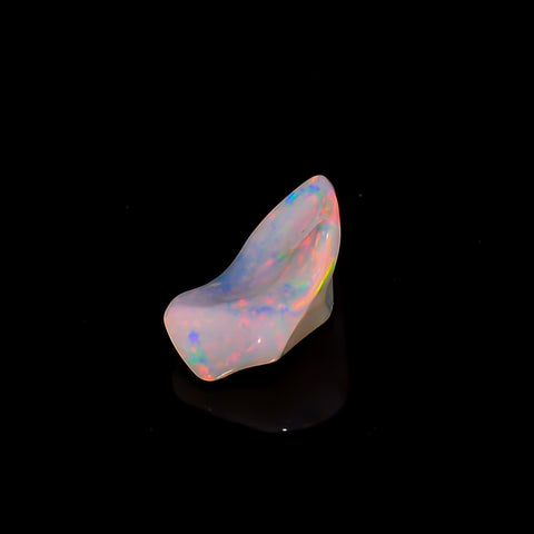 Attractive Top Grade Quality 100% Natural Welo Fire White Ethiopian Opal Rough Loose Gemstone For Making Jewelry 13X8X3 MM 2 Cts. KR06-52 Sunkarton