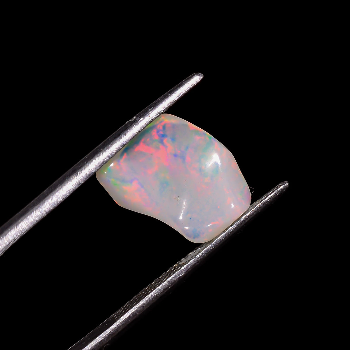 Attractive Top Grade Quality 100% Natural Welo Fire White Ethiopian Opal Rough Loose Gemstone For Making Jewelry 13X8X3 MM 2 Cts. KR06-52 Sunkarton