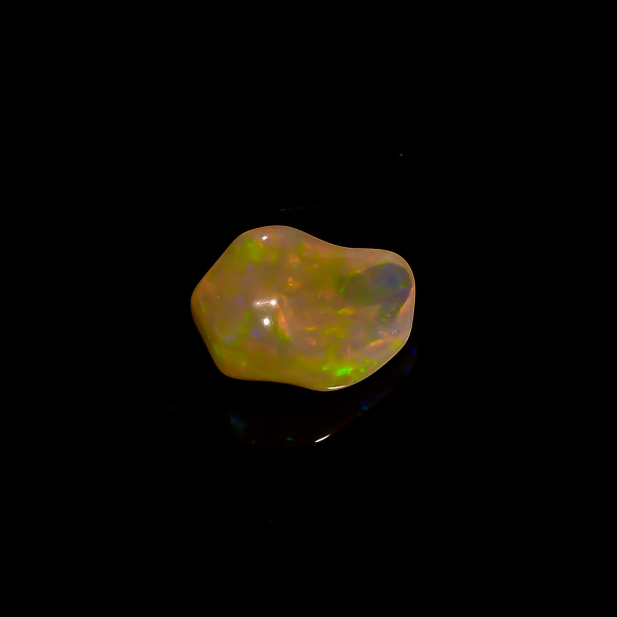 Beautiful Top Grade Quality 100% Natural Welo Fire Brown Ethiopian Opal Rough Loose Gemstone For Making Jewelry 11X7X6 MM 2.5 Cts. KR06-54 Sunkarton
