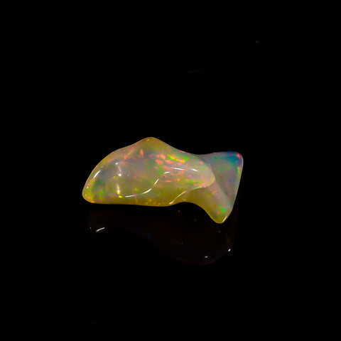 Dazzling Top Grade Quality 100% Natural Welo Fire Brown Ethiopian Opal Rough Loose Gemstone For Making Jewelry 13X7X5 MM 2 Cts. KR06-56 Sunkarton