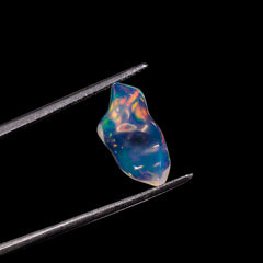 Excellent Top Grade Quality 100% Natural Welo Fire White Ethiopian Opal Rough Loose Gemstone For Making Jewelry 14X7X2 MM 1 Cts. KR06-57 Sunkarton