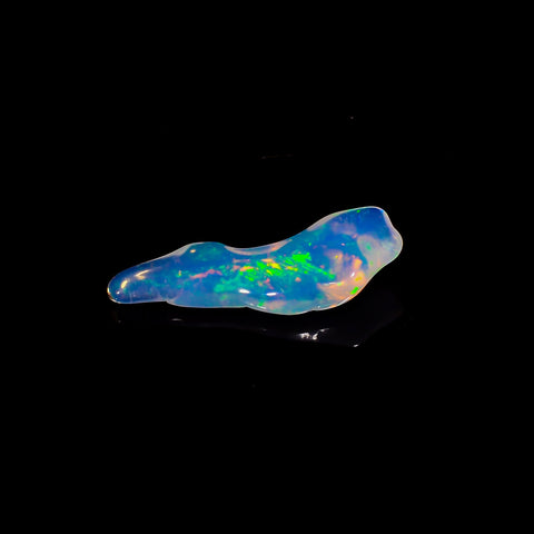 Exclusive Top Grade Quality 100% Natural Welo Fire White Ethiopian Opal Rough Loose Gemstone For Making Jewelry 19X5X3 MM 1.5 Cts. KR06-58 Sunkarton