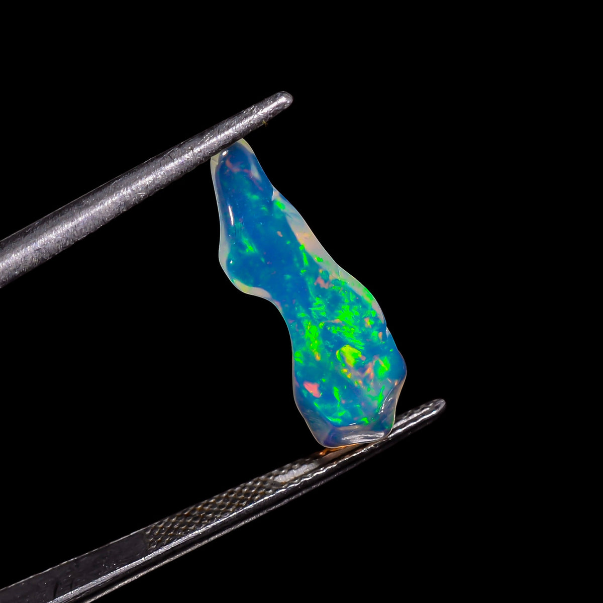 Exclusive Top Grade Quality 100% Natural Welo Fire White Ethiopian Opal Rough Loose Gemstone For Making Jewelry 19X5X3 MM 1.5 Cts. KR06-58 Sunkarton