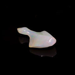 Fantastic Top Grade Quality 100% Natural Welo Fire White Ethiopian Opal Rough Loose Gemstone For Making Jewelry 19X9X5 MM 3.5 Cts. KR06-61 Sunkarton