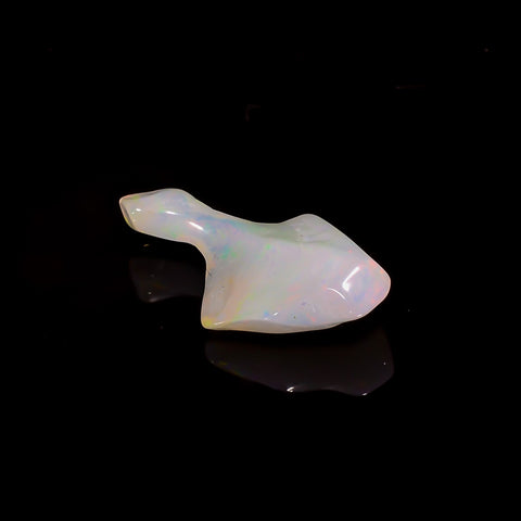 Fantastic Top Grade Quality 100% Natural Welo Fire White Ethiopian Opal Rough Loose Gemstone For Making Jewelry 19X9X5 MM 3.5 Cts. KR06-61 Sunkarton