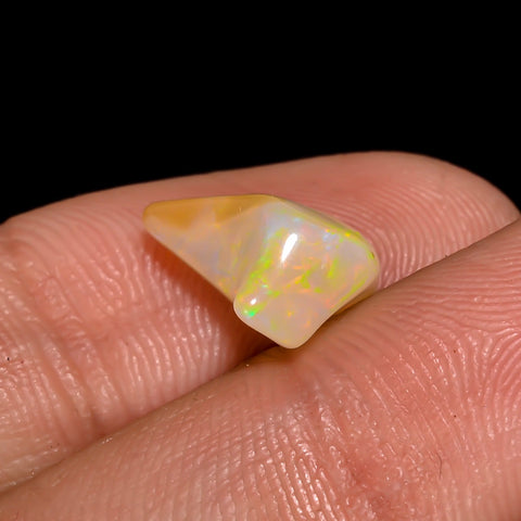 Gorgeous Top Grade Quality 100% Natural Welo Fire Brown Ethiopian Opal Rough Loose Gemstone For Making Jewelry 12X9X5 MM 2 Cts. KR06-62 Sunkarton