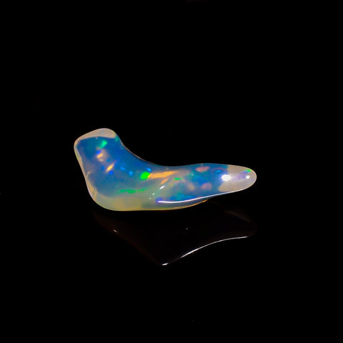 Immaculate Top Grade Quality 100% Natural Welo Fire White Ethiopian Opal Rough Loose Gemstone For Making Jewelry 15X6X4 MM 1.5 Cts. KR06-63 Sunkarton