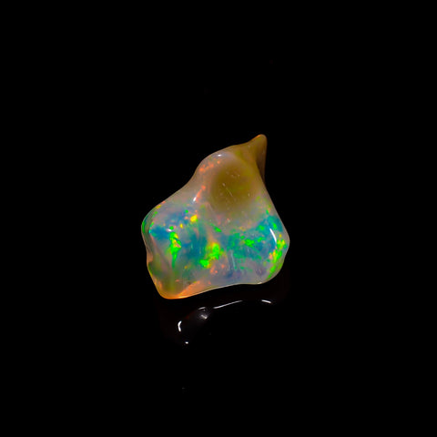 Incredible Top Grade Quality 100% Natural Welo Fire Brown Ethiopian Opal Rough Loose Gemstone For Making Jewelry 17X11X8 MM 5 Cts. KR06-64 Sunkarton