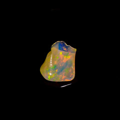 Marvellous Top Grade Quality 100% Natural Welo Fire Brown Ethiopian Opal Rough Loose Gemstone For Making Jewelry 8X7X4 MM 1 Cts. KR06-65 Sunkarton