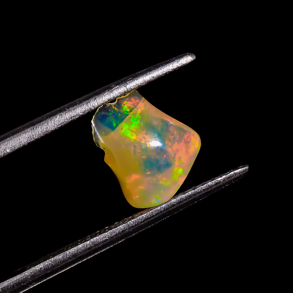 Marvellous Top Grade Quality 100% Natural Welo Fire Brown Ethiopian Opal Rough Loose Gemstone For Making Jewelry 8X7X4 MM 1 Cts. KR06-65 Sunkarton