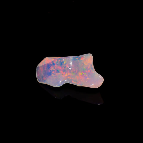 Mind Blowing Top Grade Quality 100% Natural Welo Fire White Ethiopian Opal Rough Loose Gemstone For Making Jewelry 16X8X5 MM 3 Cts. KR06-66 Sunkarton