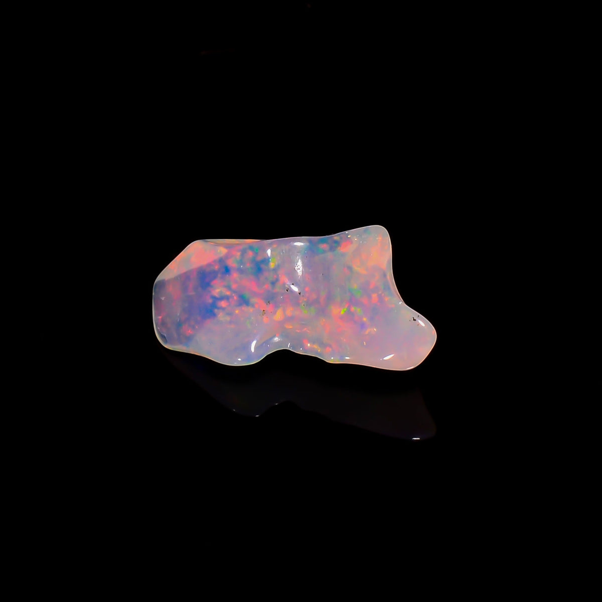 Mind Blowing Top Grade Quality 100% Natural Welo Fire White Ethiopian Opal Rough Loose Gemstone For Making Jewelry 16X8X5 MM 3 Cts. KR06-66 Sunkarton